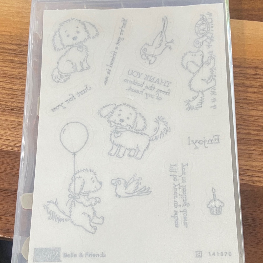 Stampin' Up! 3 different collections: Postcard pal,Bella &Friends, Pretty Kitty - Picture 4 of 8